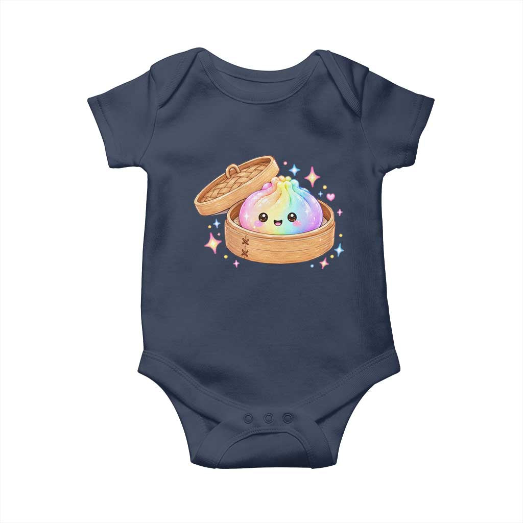 Cute Rainbow Dumpling Squishy Baby Onesie Kawaii Graphic