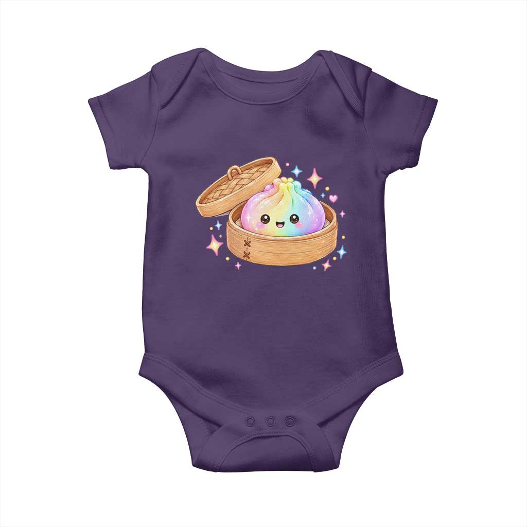 Cute Rainbow Dumpling Squishy Baby Onesie Kawaii Graphic