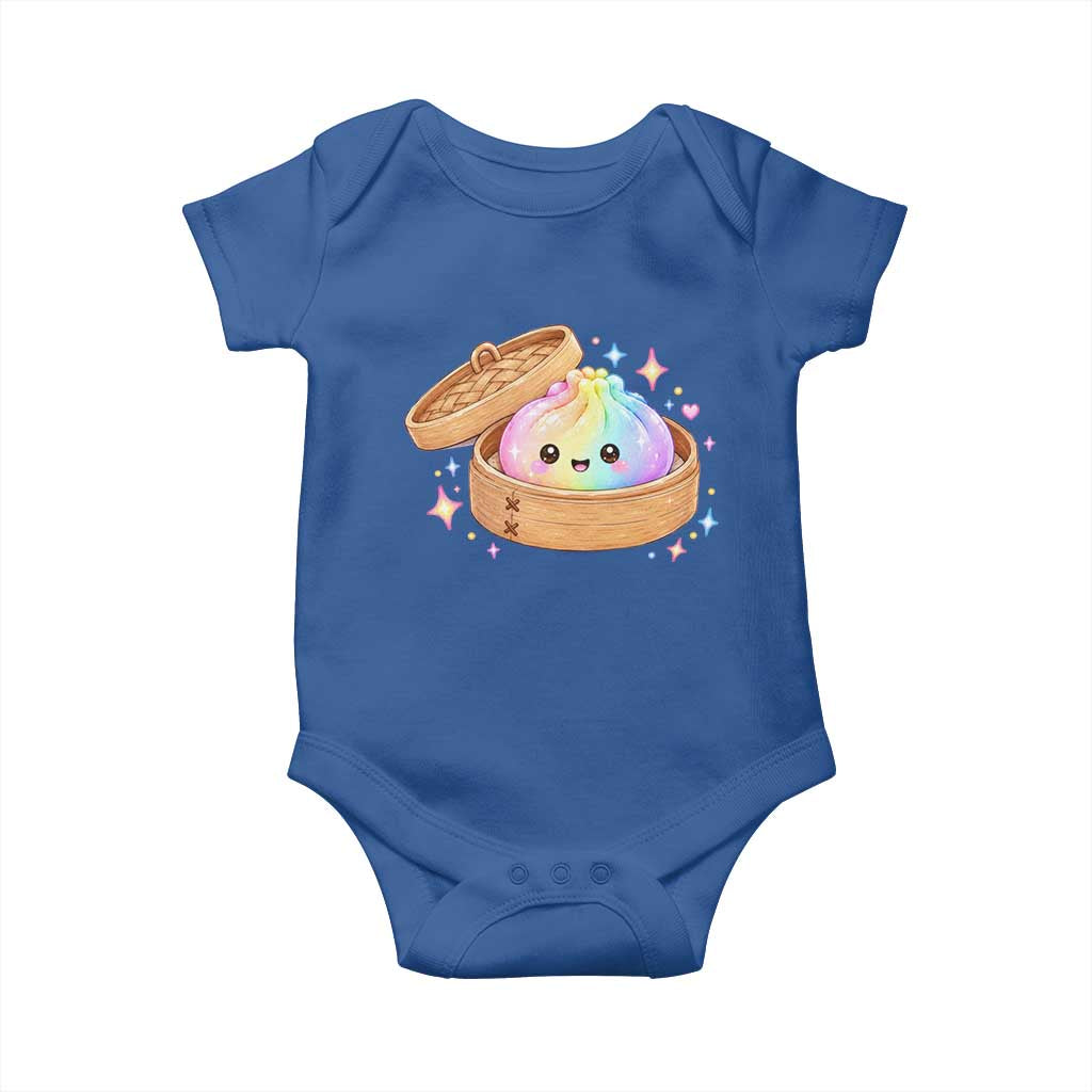 Cute Rainbow Dumpling Squishy Baby Onesie Kawaii Graphic