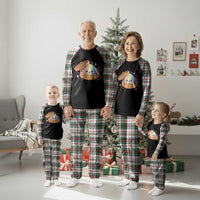 Cute Rainbow Dumpling Squishy Plaid Pajama Set Kawaii Graphic