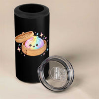 Cute Rainbow Dumpling Squishy 4 in 1 Can Cooler Tumbler Kawaii Graphic