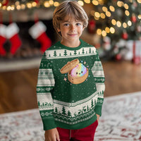 Cute Rainbow Dumpling Squishy Ugly Christmas Sweater Kawaii Graphic