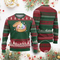 Cute Rainbow Dumpling Squishy Ugly Christmas Sweater Kawaii Graphic