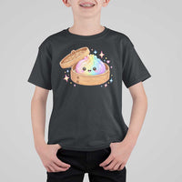 Cute Rainbow Dumpling Squishy T Shirt For Kid Kawaii Graphic