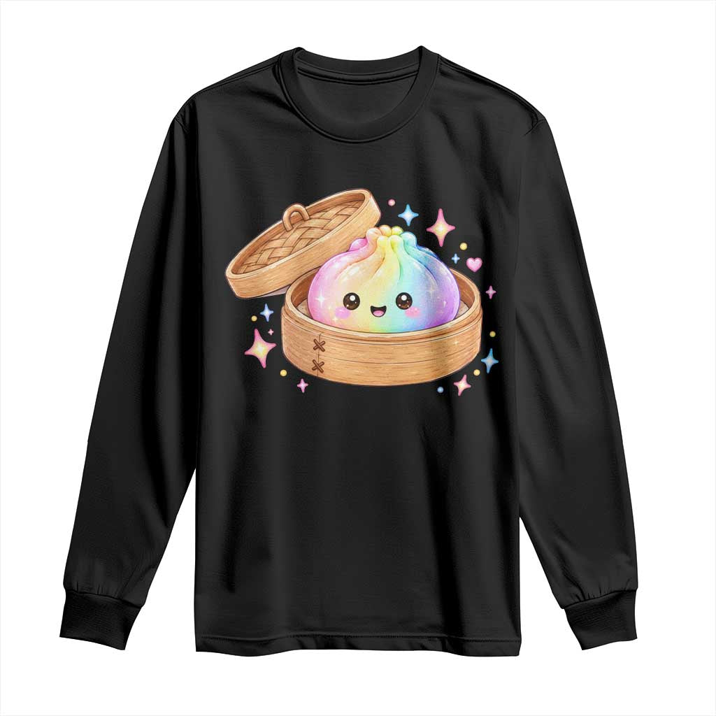Cute Rainbow Dumpling Squishy Long Sleeve Shirt Kawaii Graphic