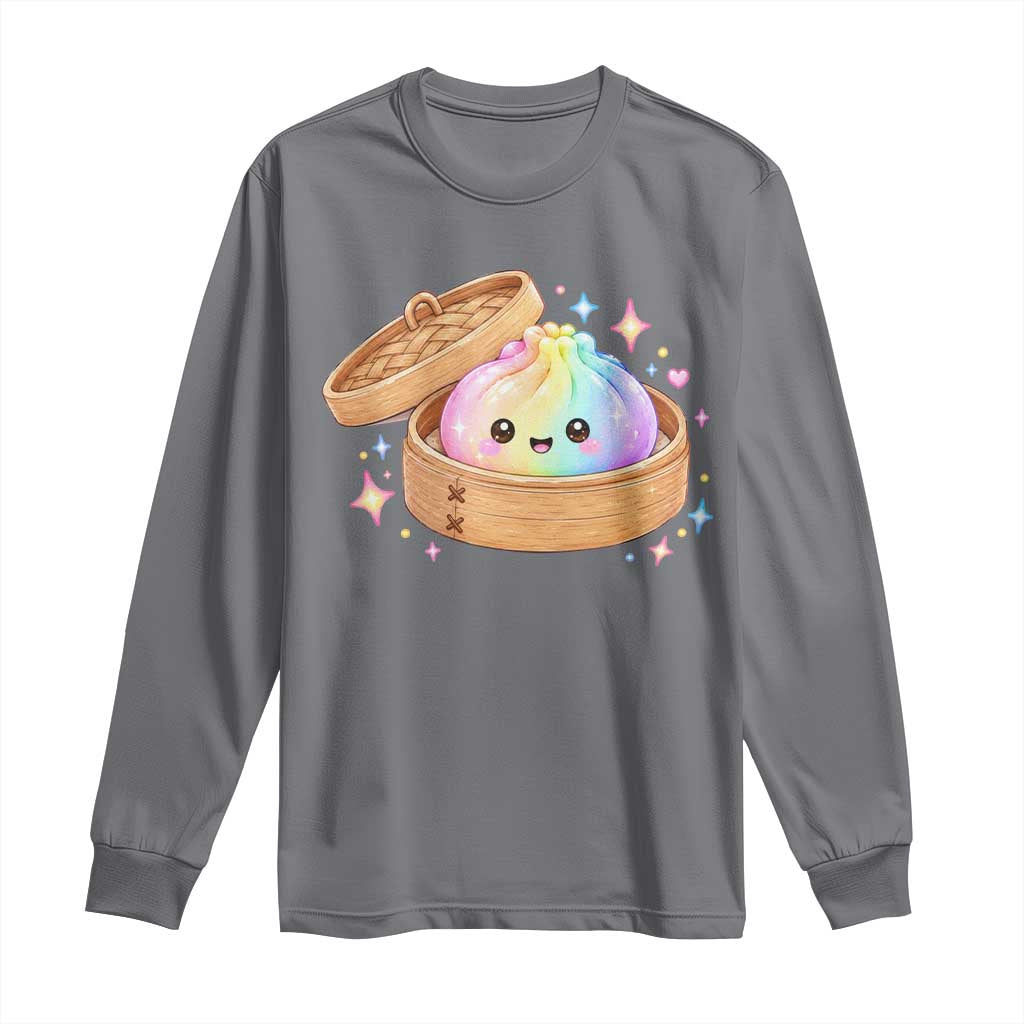 Cute Rainbow Dumpling Squishy Long Sleeve Shirt Kawaii Graphic