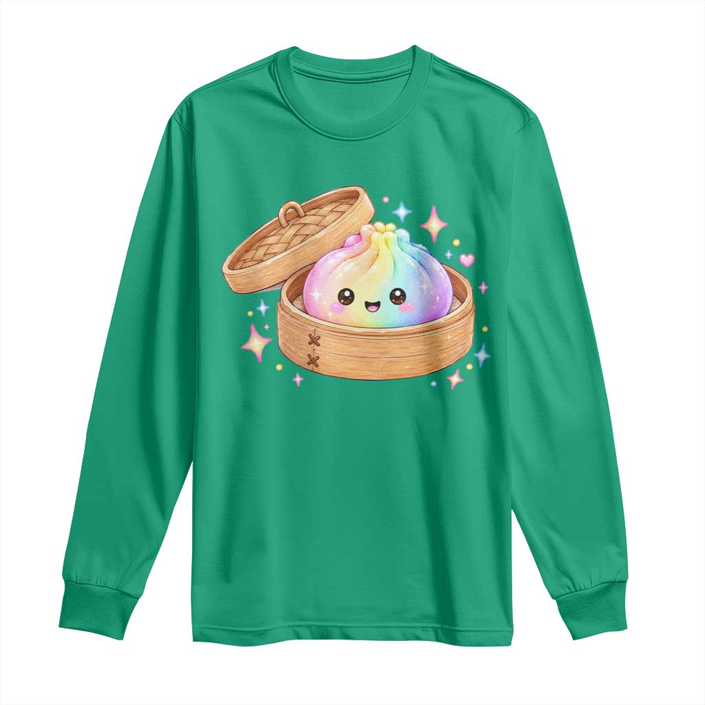 Cute Rainbow Dumpling Squishy Long Sleeve Shirt Kawaii Graphic