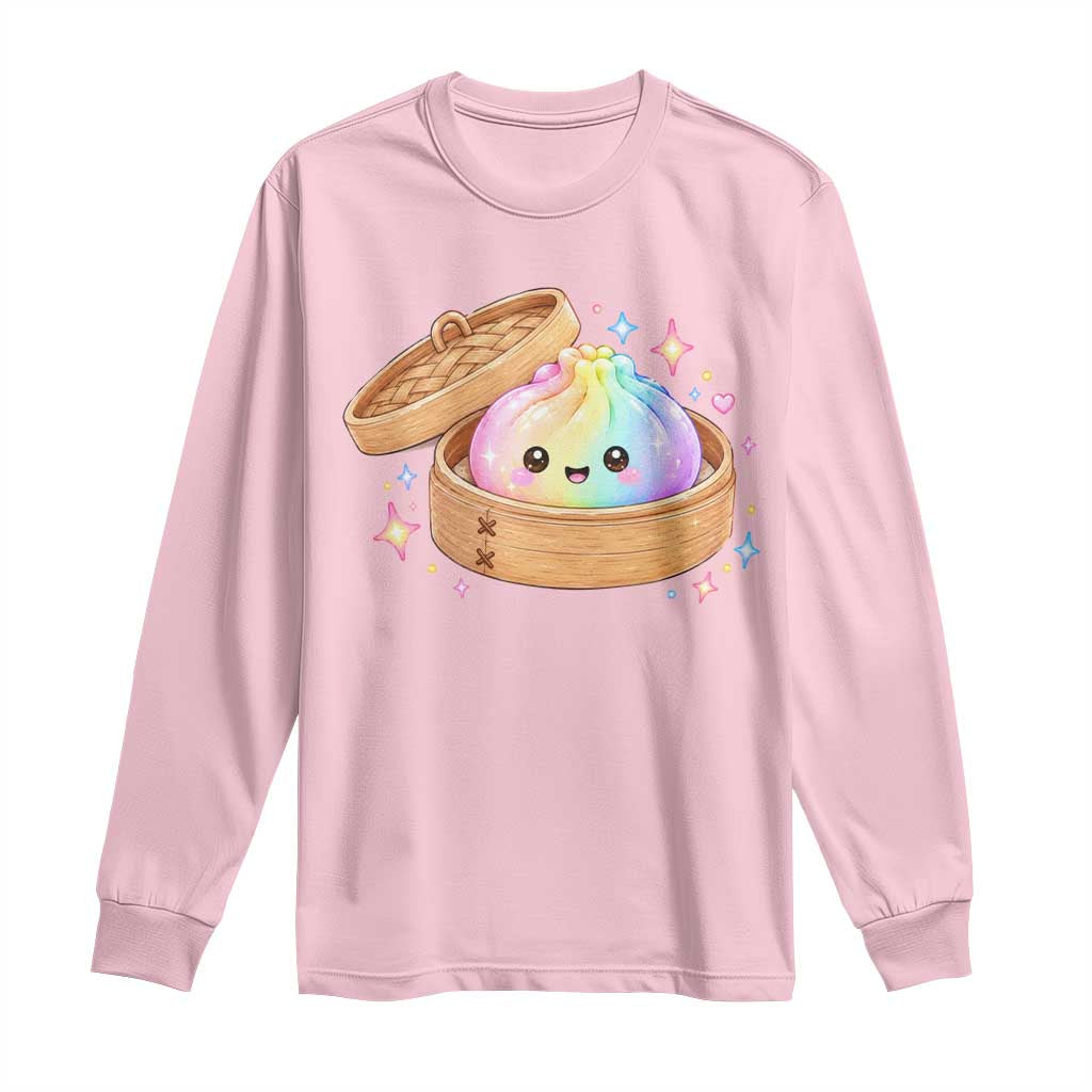 Cute Rainbow Dumpling Squishy Long Sleeve Shirt Kawaii Graphic