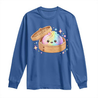 Cute Rainbow Dumpling Squishy Long Sleeve Shirt Kawaii Graphic