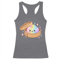 Cute Rainbow Dumpling Squishy Racerback Tank Top Kawaii Graphic