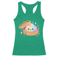 Cute Rainbow Dumpling Squishy Racerback Tank Top Kawaii Graphic