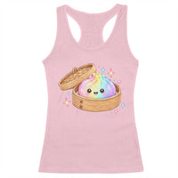 Cute Rainbow Dumpling Squishy Racerback Tank Top Kawaii Graphic