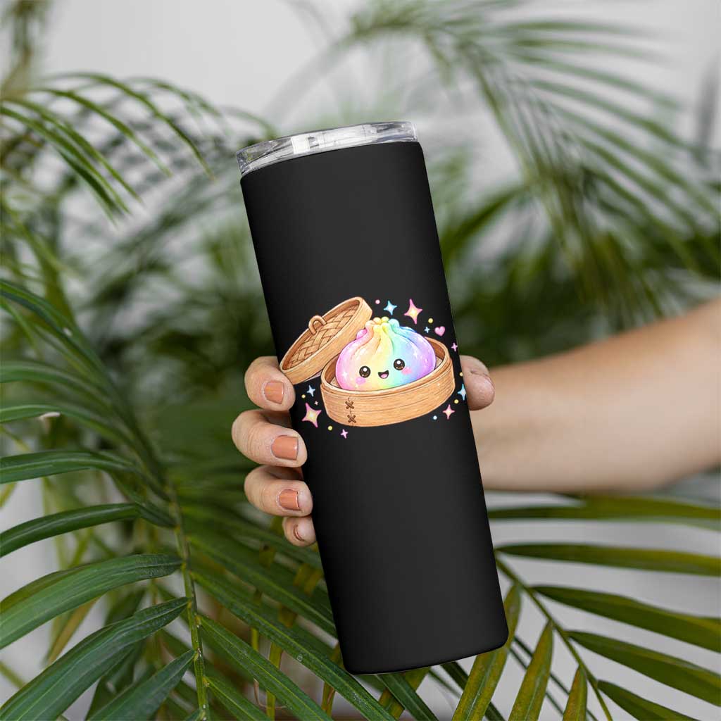 Cute Rainbow Dumpling Squishy Skinny Tumbler Kawaii Graphic