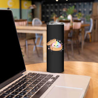 Cute Rainbow Dumpling Squishy Skinny Tumbler Kawaii Graphic