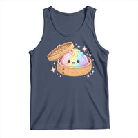 Cute Rainbow Dumpling Squishy Tank Top Kawaii Graphic