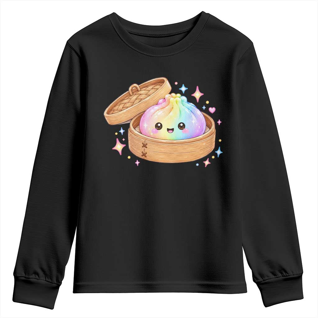 Cute Rainbow Dumpling Squishy Youth Sweatshirt Kawaii Graphic
