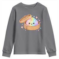 Cute Rainbow Dumpling Squishy Youth Sweatshirt Kawaii Graphic