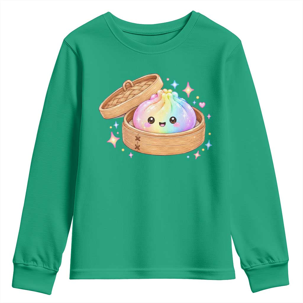 Cute Rainbow Dumpling Squishy Youth Sweatshirt Kawaii Graphic