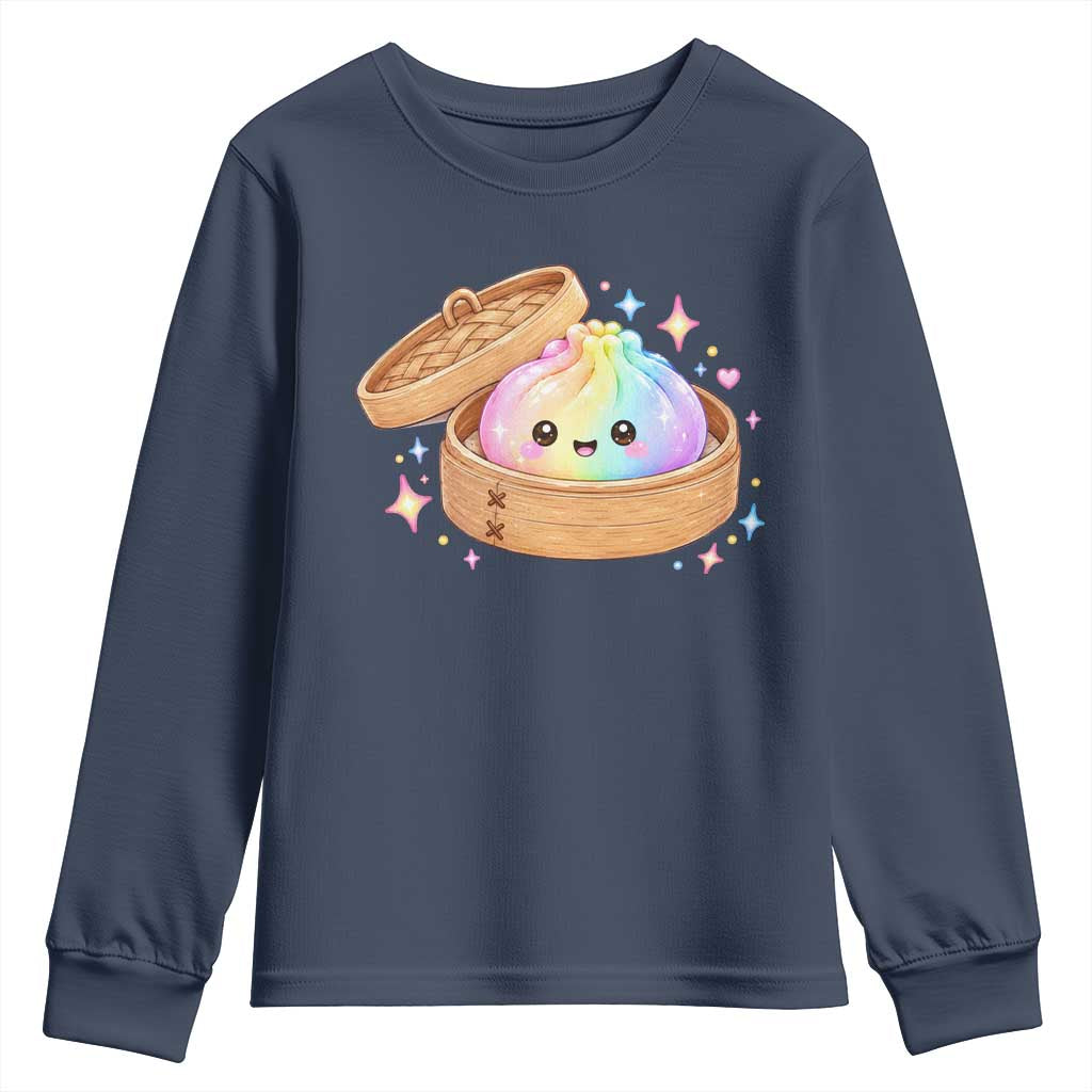 Cute Rainbow Dumpling Squishy Youth Sweatshirt Kawaii Graphic