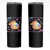 Squishy Lovers Skinny Tumbler Cute Dumpling Graphic Coquette Bow Girls