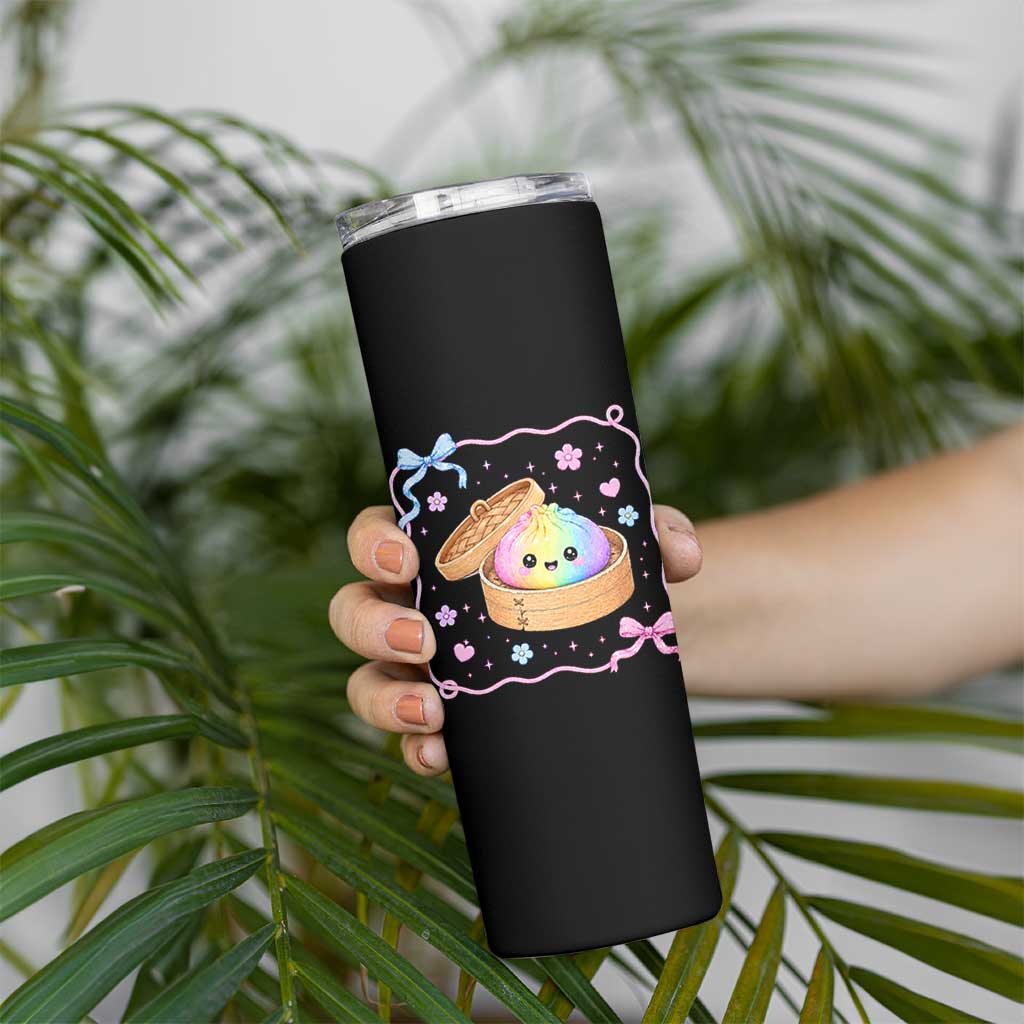 Squishy Lovers Skinny Tumbler Cute Dumpling Graphic Coquette Bow Girls
