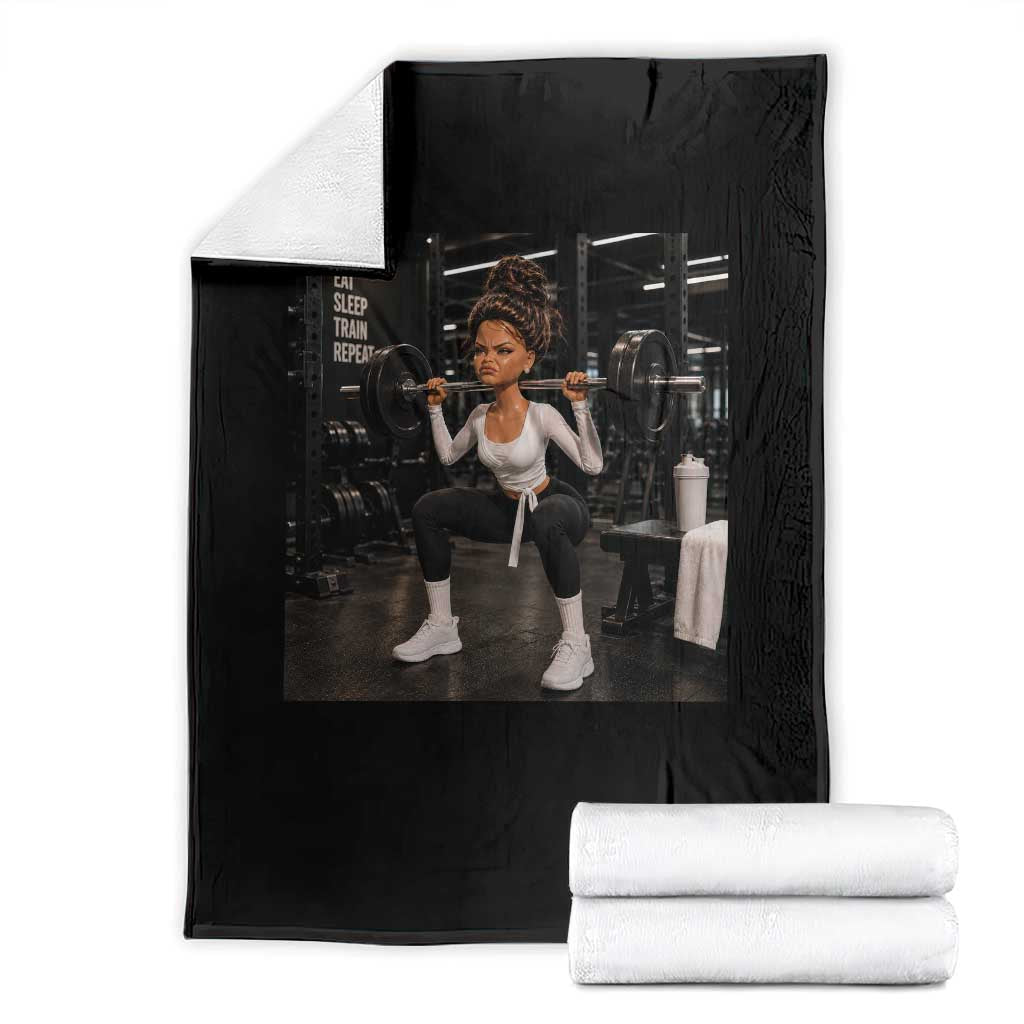 Disgusting Gym Girl Funny Workout Meme Throw Blanket Humor Fitness Lovers