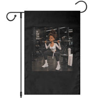 Disgusting Gym Girl Funny Workout Meme Garden Flag Humor Fitness Lovers