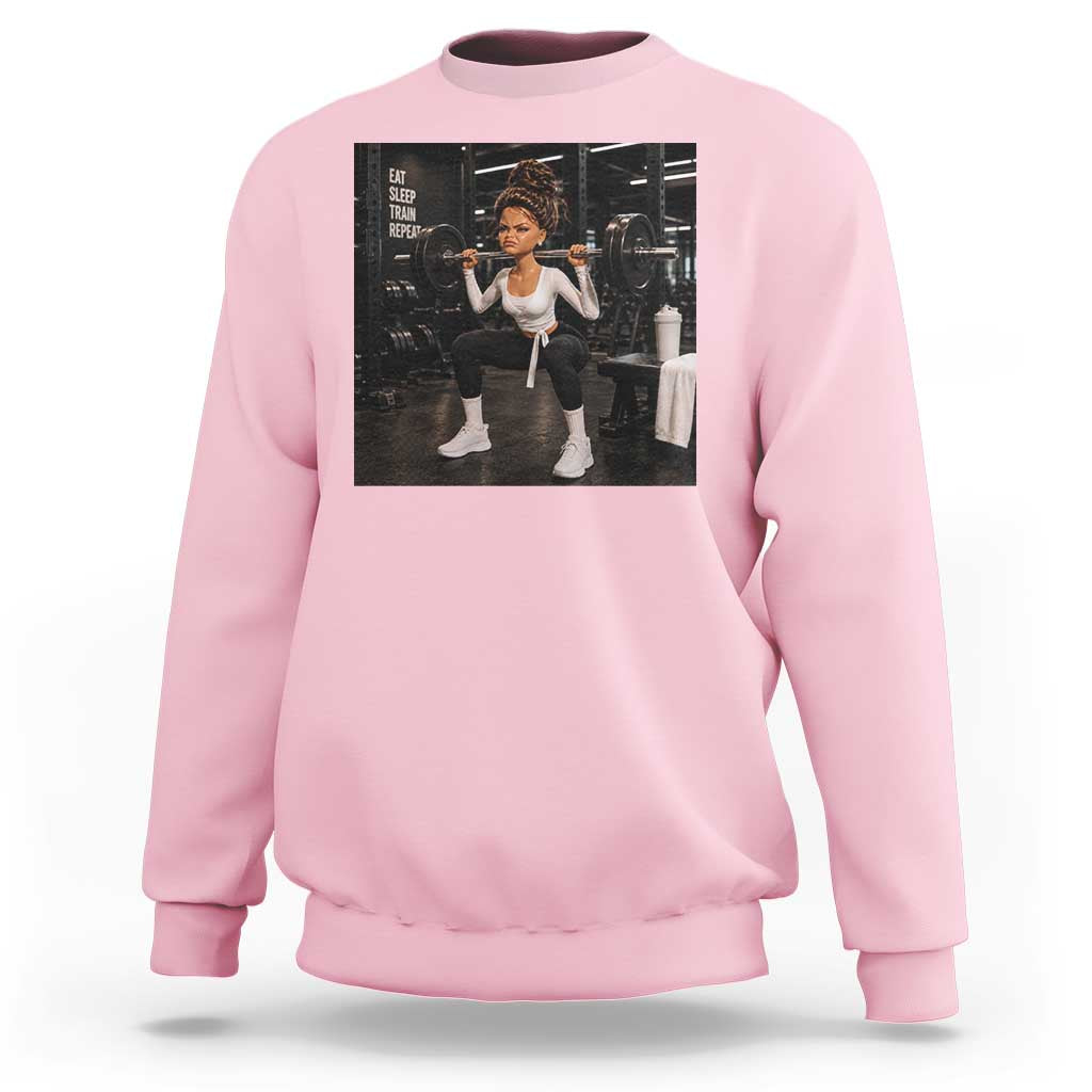 Disgusting Gym Girl Funny Workout Meme Sweatshirt Humor Fitness Lovers