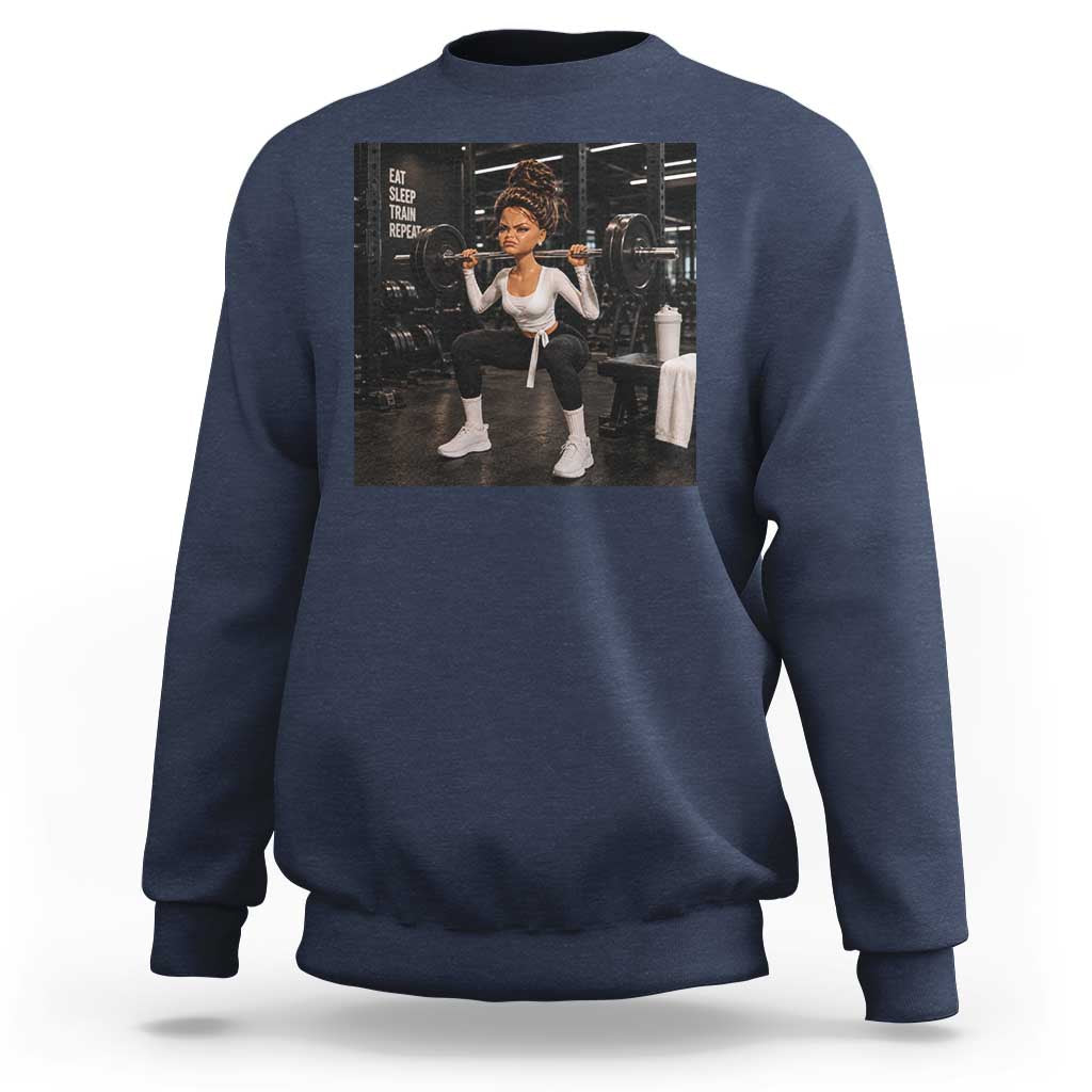 Disgusting Gym Girl Funny Workout Meme Sweatshirt Humor Fitness Lovers