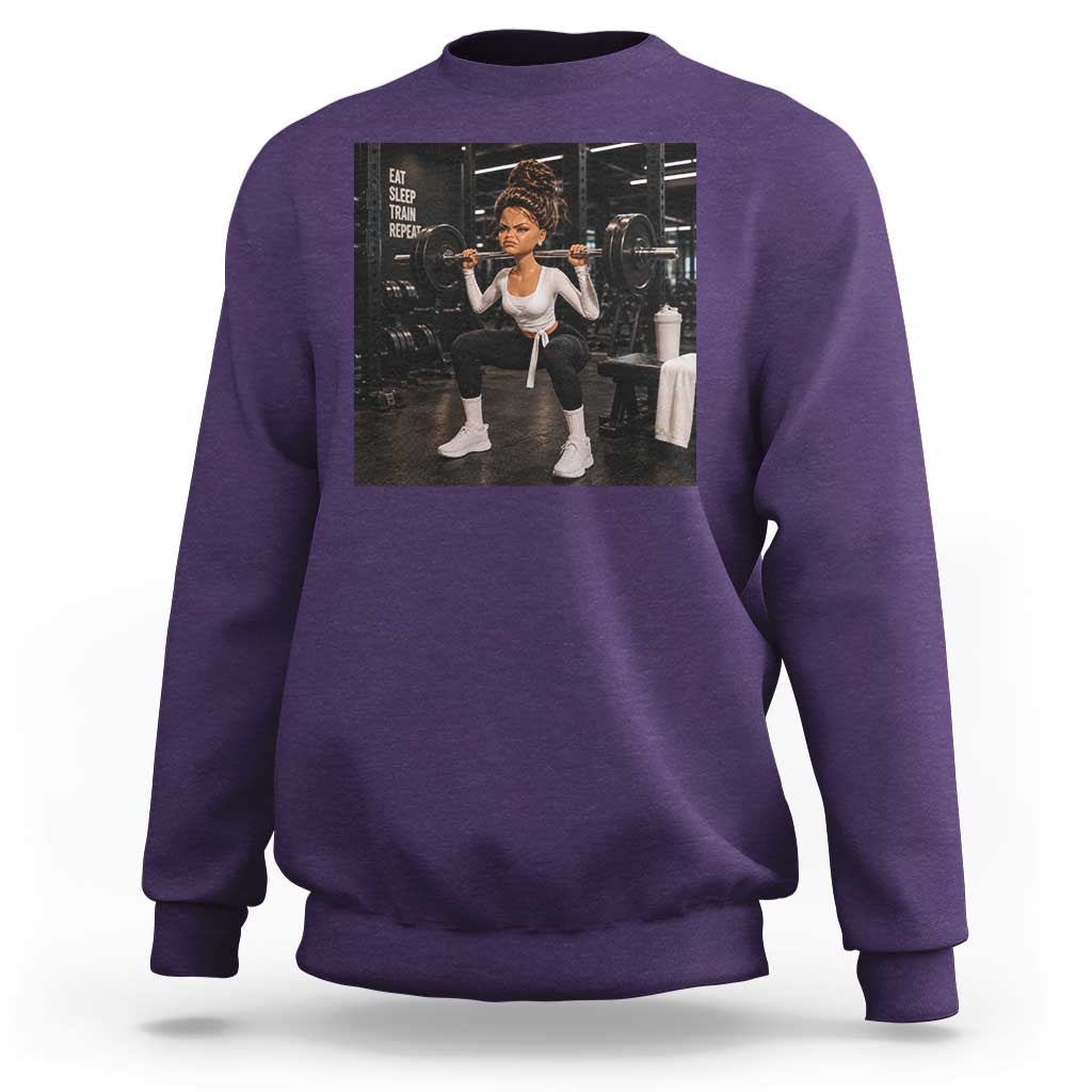 Disgusting Gym Girl Funny Workout Meme Sweatshirt Humor Fitness Lovers