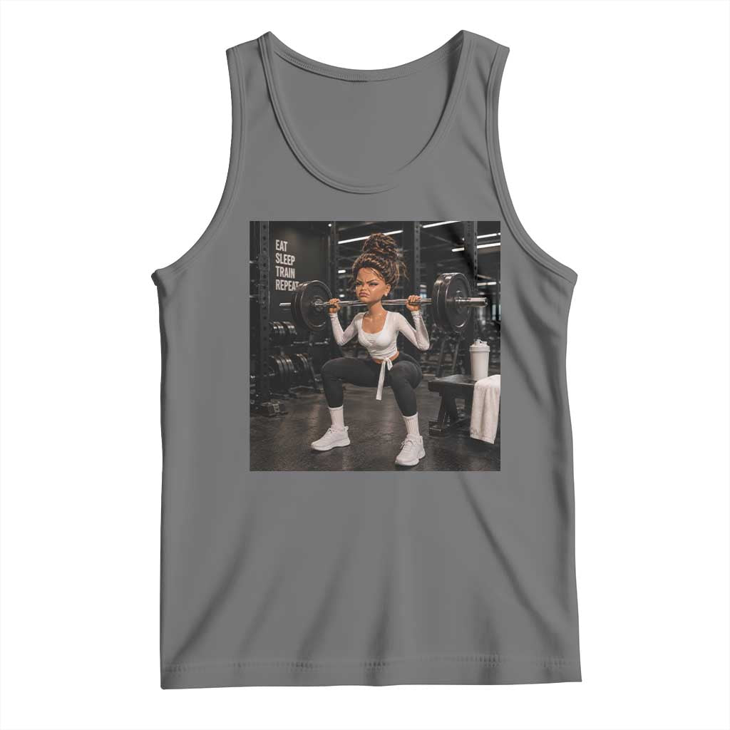 Disgusting Gym Girl Funny Workout Meme Tank Top Humor Fitness Lovers