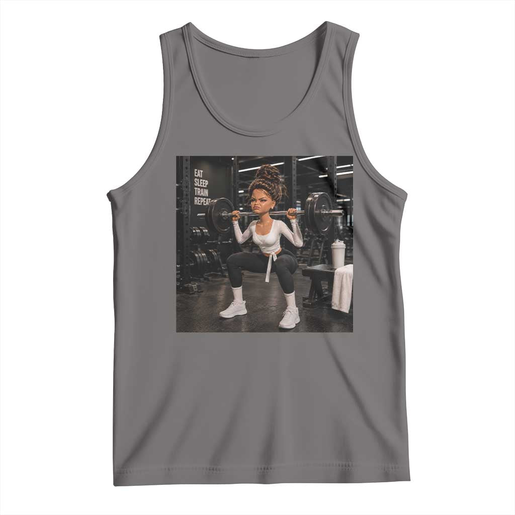 Disgusting Gym Girl Funny Workout Meme Tank Top Humor Fitness Lovers