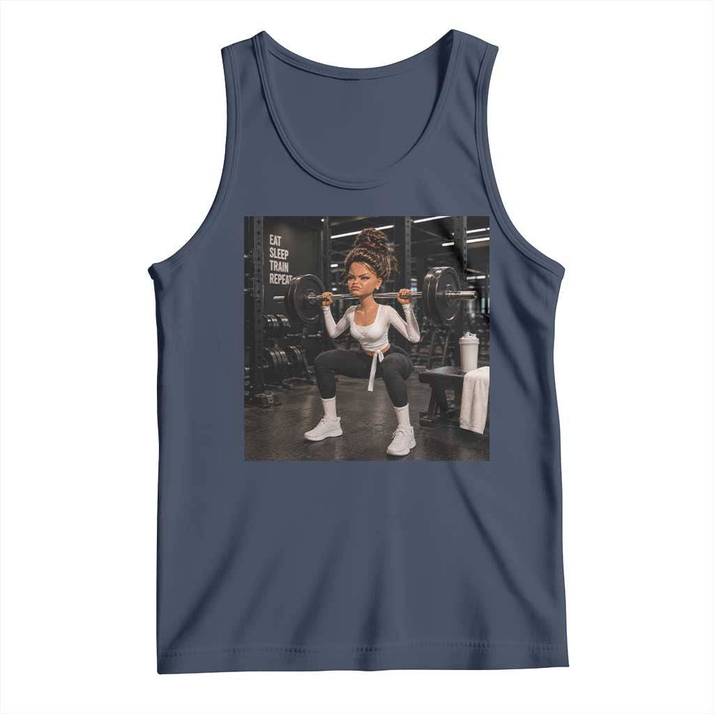 Disgusting Gym Girl Funny Workout Meme Tank Top Humor Fitness Lovers