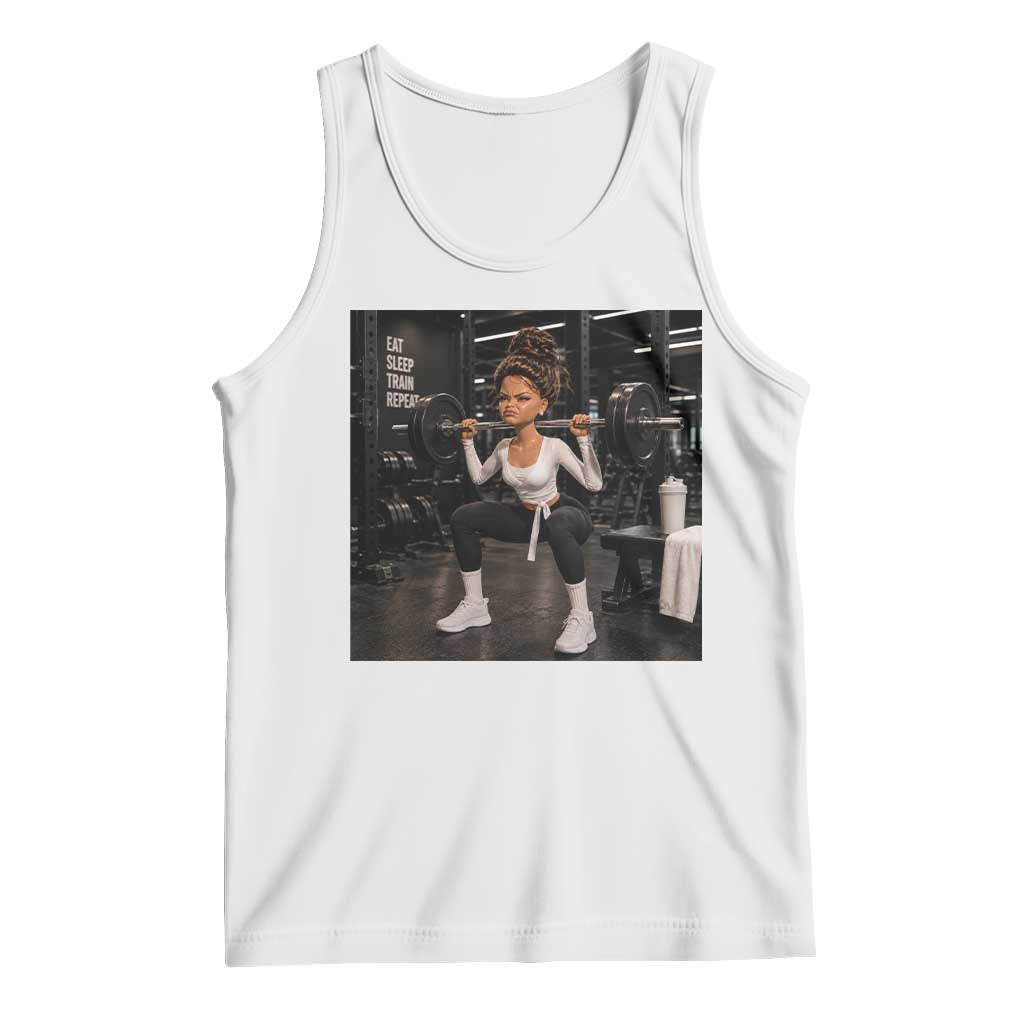 Disgusting Gym Girl Funny Workout Meme Tank Top Humor Fitness Lovers