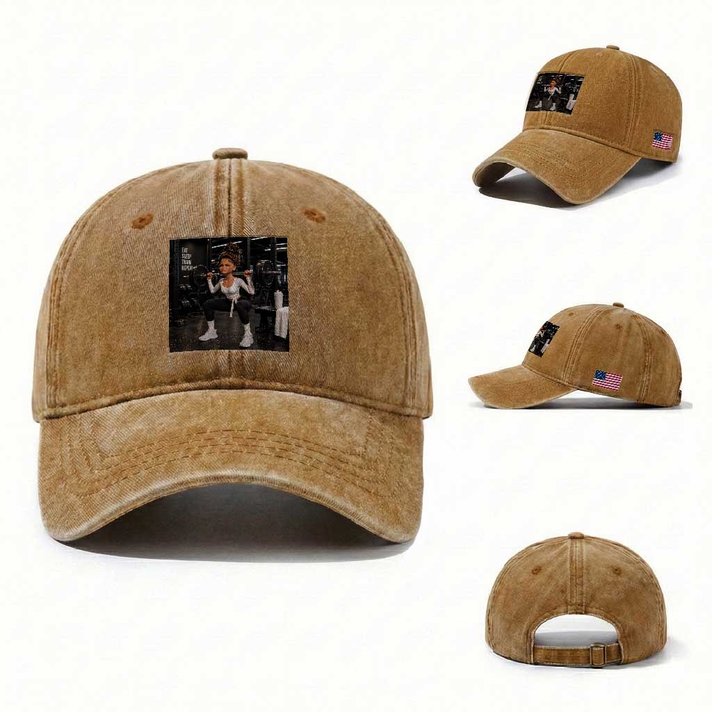 Disgusting Gym Girl Funny Workout Meme Washed Cotton Baseball Cap Humor Fitness Lovers