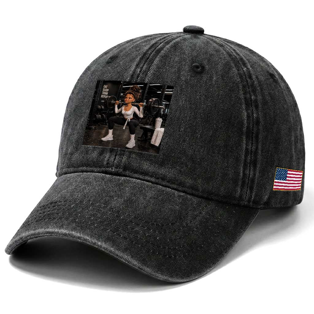 Disgusting Gym Girl Funny Workout Meme Washed Cotton Baseball Cap Humor Fitness Lovers