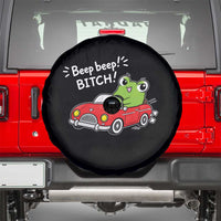 Beep Beep Frog Spare Tire Cover Funny Driving Frog Red Convertible Car Graphic