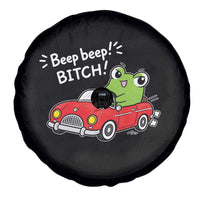 Beep Beep Frog Spare Tire Cover Funny Driving Frog Red Convertible Car Graphic