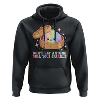 Dont Let Anyone Dull Your Sparkle Cute Rainbow Dumpling Squishy Graphic Hoodie