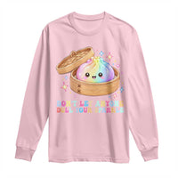 Dont Let Anyone Dull Your Sparkle Cute Rainbow Dumpling Squishy Graphic Long Sleeve Shirt