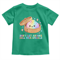 Dont Let Anyone Dull Your Sparkle Cute Rainbow Dumpling Squishy Graphic Toddler T Shirt