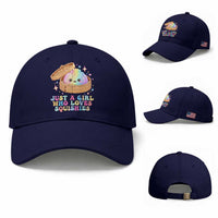 Just A Girl Who Loves Squishies Baseball Cap Cute Rainbow Dumpling Squishy Graphic