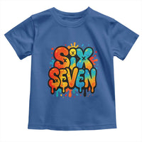 Fun Six Seven Graffiti Toddler T Shirt Funny 67 Meme Gen Alpha Slang Streetwear Hip Hop - Wonder Print Shop