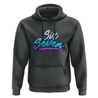 Fun Six Seven Hoodie Funny 6 7 Meme Gen Alpha Slang Streetwear Gradient - Wonder Print Shop