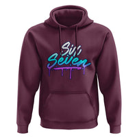 Fun Six Seven Hoodie Funny 6 7 Meme Gen Alpha Slang Streetwear Gradient - Wonder Print Shop