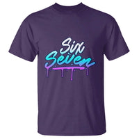 Fun Six Seven T Shirt Funny 6 7 Meme Gen Alpha Slang Streetwear Gradient - Wonder Print Shop