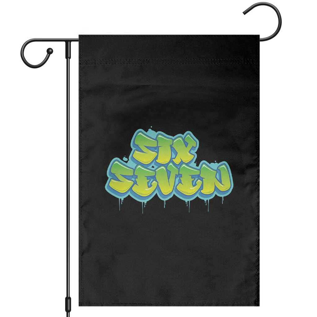 67 Meme Garden Flag Six Seven Funny Gen Alpha Slang Saying - Wonder Print Shop
