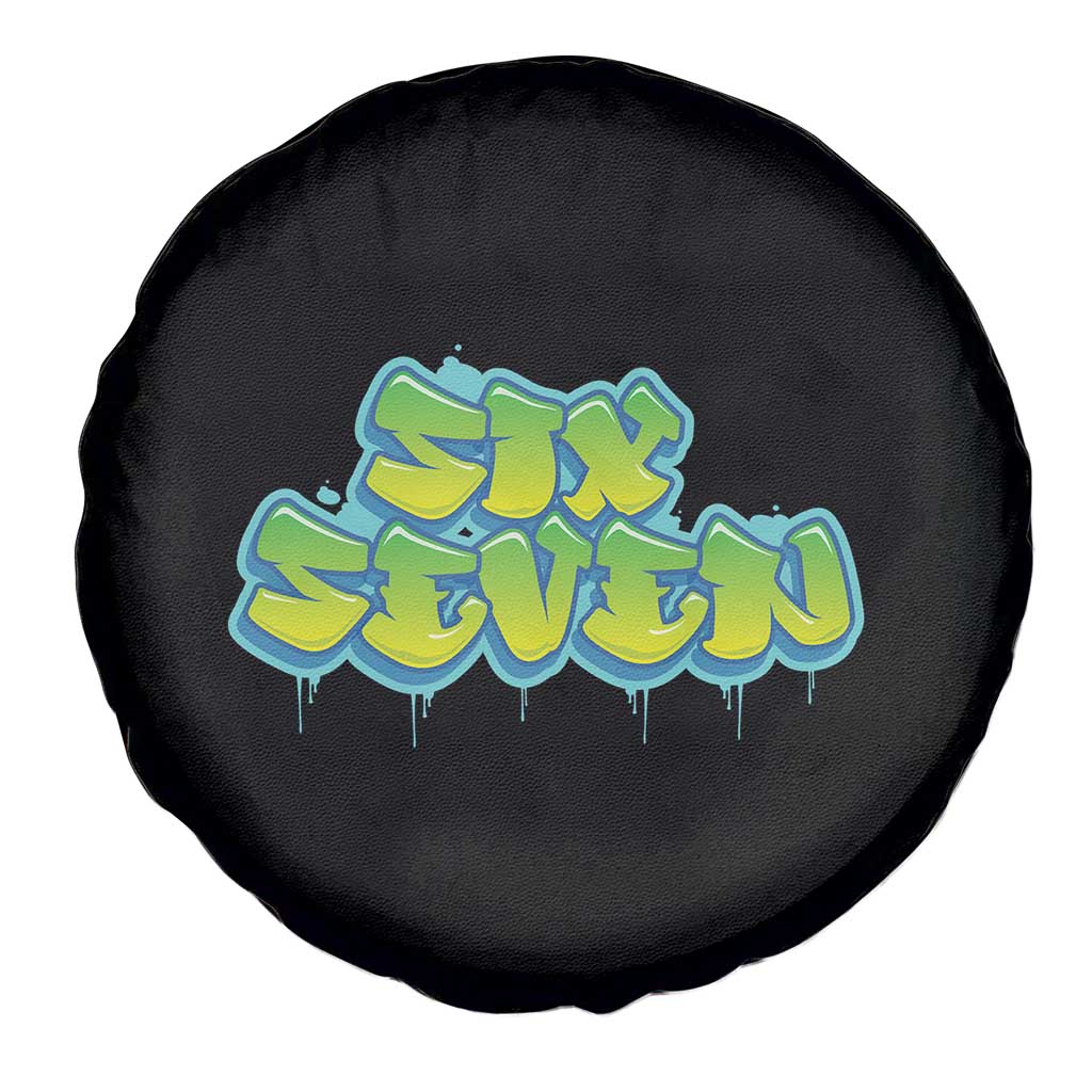 67 Meme Spare Tire Cover Six Seven Funny Gen Alpha Slang Saying - Wonder Print Shop