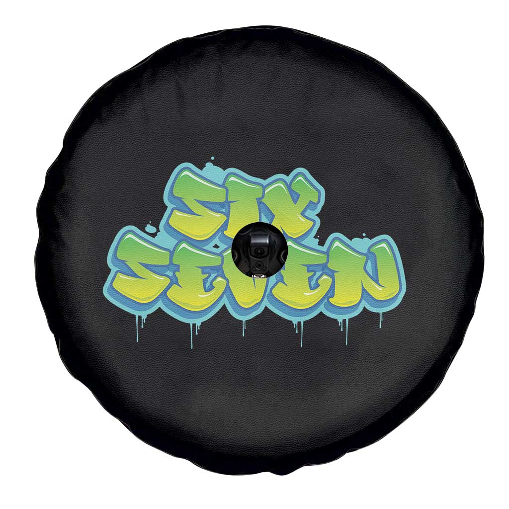 67 Meme Spare Tire Cover Six Seven Funny Gen Alpha Slang Saying - Wonder Print Shop