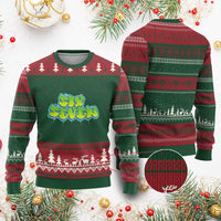 67 Meme Ugly Christmas Sweater Six Seven Funny Gen Alpha Slang Saying - Wonder Print Shop